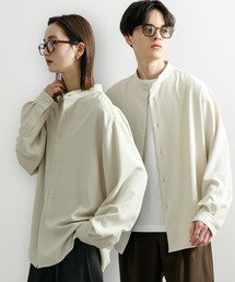SENSE OF PLACE by URBAN RESEARCH | 『ユニセックス』アムンゼンバンドカラーシャツ(シャツ/ブラウス)