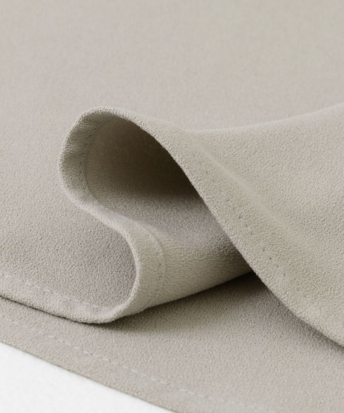 SENSE OF PLACE by URBAN RESEARCH（センスオブプレイスバイアーバンリサーチ）の「『ユニセックス』アムンゼンバンドカラーシャツ（シャツ/ブラウス・メンズ・ライトグレー/チャコールグレー/ライトベージュ・MEDIUM/LARGE）」の7枚目の写真