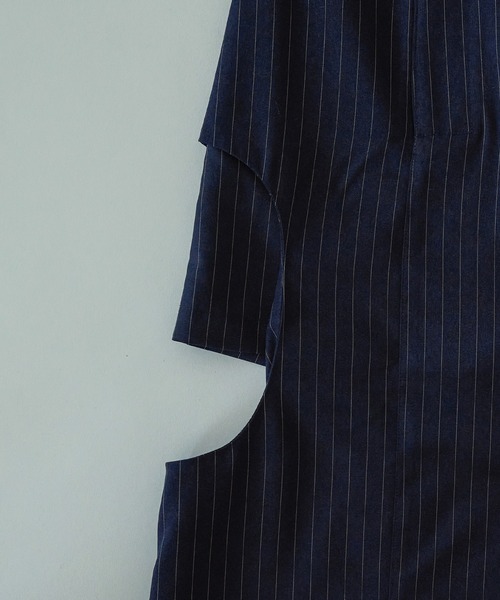 loin nuit（ロワンニュイ）の「side open design skirt / サイドオープンデザインスカート（スカート・レディース・アイボリー/ネイビー・FREE）」の15枚目の写真