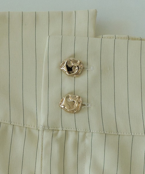 loin nuit（ロワンニュイ）の「side open design skirt / サイドオープンデザインスカート（スカート・レディース・アイボリー/ネイビー・FREE）」の11枚目の写真