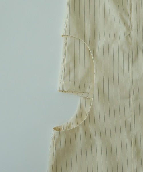 loin nuit（ロワンニュイ）の「side open design skirt / サイドオープンデザインスカート（スカート・レディース・アイボリー/ネイビー・FREE）」の12枚目の写真