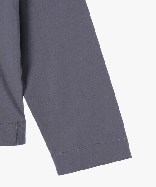 agnes b.（アニエスベー）の「メンズ オーガニックコットン 長袖 カーディガンプレッション（カーディガン/ボレロ・メンズ・グレー系その他・1/3/2）」の5枚目の写真