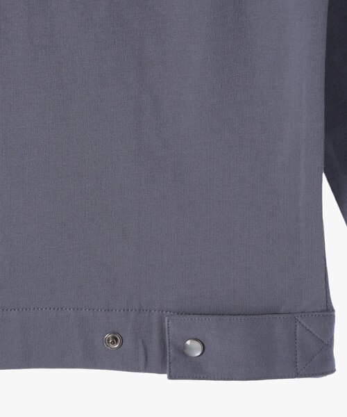 agnes b.（アニエスベー）の「メンズ オーガニックコットン 長袖 カーディガンプレッション（カーディガン/ボレロ・メンズ・グレー系その他・1/3/2）」の3枚目の写真