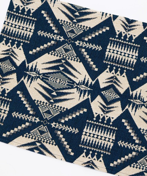 PENDLETON(ペンドルトン)の「PENDLETON/ペンドルトン スモールジャガードラグ MC031(ラグ/マット・レディース・グレー/ネイビー・FREE)」の8枚目の写真