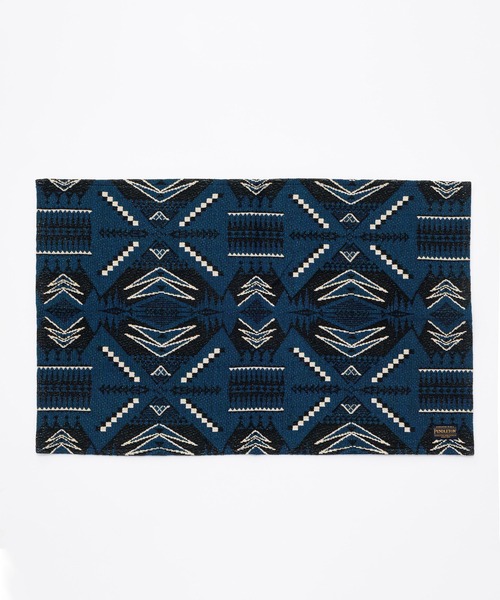PENDLETON(ペンドルトン)の「PENDLETON/ペンドルトン スモールジャガードラグ MC031(ラグ/マット・レディース・グレー/ネイビー・FREE)」の6枚目の写真