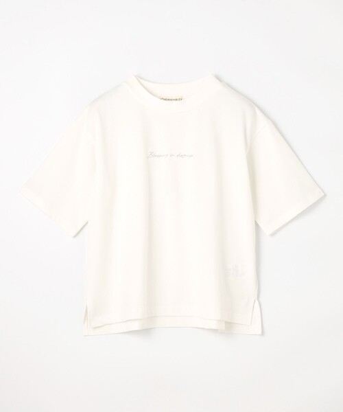 ANY（エニィ）の「オーガビッツ刺繍ロゴＴシャツ（Tシャツ/カットソー・レディース・グレー系/ホワイト系/ブラック系・F）」の20枚目の写真