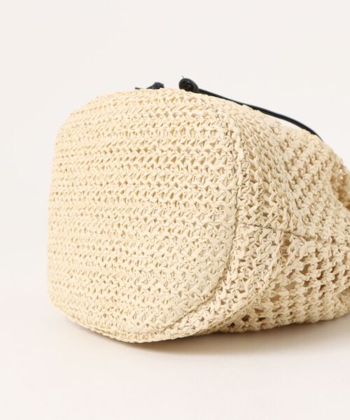 Ritzy（リッツィー）の「ストロー巾着かごバッグ ショルダーバッグ（かごバッグ・レディース・アイボリー/ベージュ・FREE）」の7枚目の写真