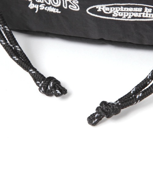 BAYFLOW（ベイフロー）の「[500mlペットボトル収納可]【PEANUTS】保冷保温巾着トート（トートバッグ・レディース・イエロー/ライトグレー/ブラック/アイボリー/ライトブルー・0）」の13枚目の写真