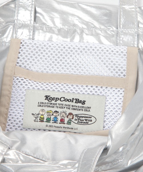 BAYFLOW（ベイフロー）の「[500mlペットボトル収納可]【PEANUTS】保冷保温巾着トート（トートバッグ・レディース・イエロー/ライトグレー/ブラック/アイボリー/ライトブルー・0）」の17枚目の写真