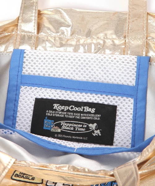 BAYFLOW（ベイフロー）の「[500mlペットボトル収納可]【PEANUTS】保冷保温巾着トート（トートバッグ・レディース・イエロー/ライトグレー/ブラック/アイボリー/ライトブルー・0）」の21枚目の写真