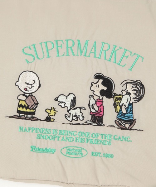 BAYFLOW（ベイフロー）の「[500mlペットボトル収納可]【PEANUTS】保冷保温巾着トート（トートバッグ・レディース・イエロー/ライトグレー/ブラック/アイボリー/ライトブルー/チャコール/シルバーグレー/ライトブラウン・0）」の15枚目の写真