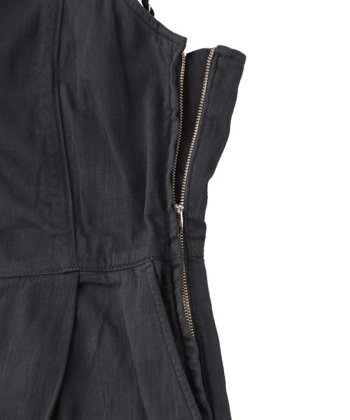 YANUK（ヤヌーク）の「YANUK / camisole all in one(キャミソールオールインワン 57152415 57152416)（サロペット/オーバーオール・レディース・チャコールグレー・38）」の11枚目の写真