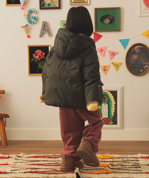 こども ビームス(コドモビームス)の「フード ダウン ブルゾン 2025FW(110~140cm)(ダウンジャケット/コート・キッズ・パープル系その他5/オリーブ/ネイビー・140/130/120/110)」の19枚目の写真