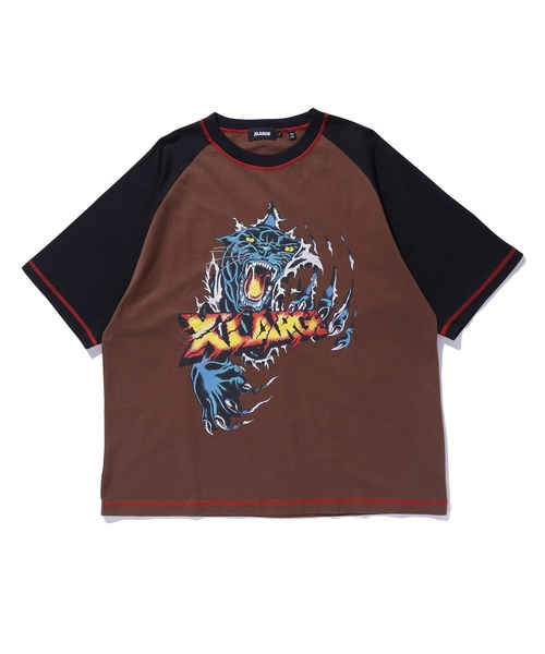 セール】PANTHER CLAWS RAGLAN S/S TEE（Tシャツ/カットソー）｜XLARGE