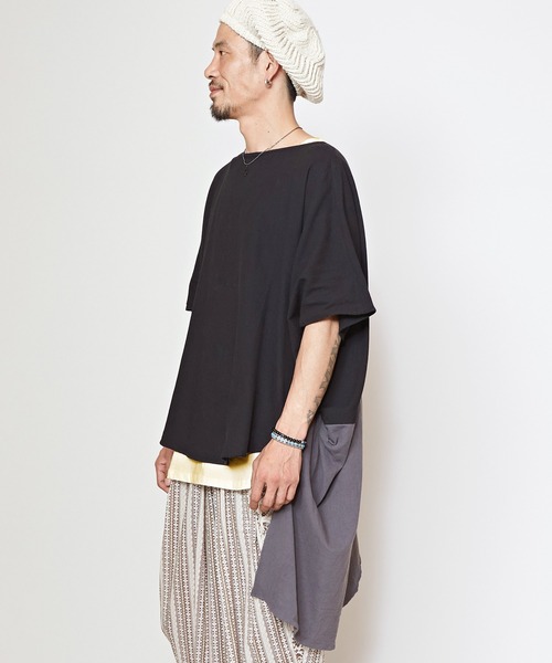 チャイハネ（チャイハネ）の「【チャイハネ】タルナドMEN'Sトップス＆タンクトップ2点セット（アンサンブル・メンズ・ブラック系その他/グレー/ターコイズブルー・FREE）」の12枚目の写真