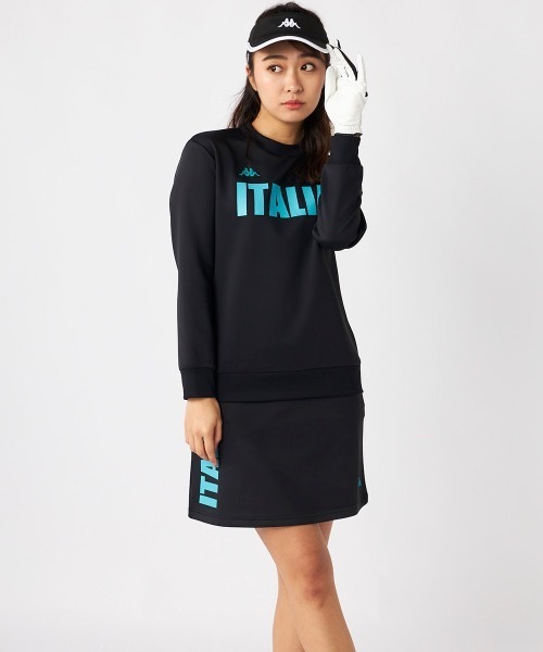トレーナー スウェット 「Kappa/カッパ」レディースダンボールニットスウェット　ゴルフ レディース Kappa トレーナー スウェット 「Kappa/カッパ」レディース