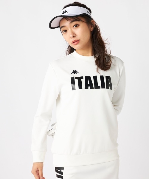 Kappa（カッパ）の「【Kappa/カッパ】レディースダンボールニットスウェット　ゴルフ（スウェット・レディース・ホワイト/ネイビー/ブラック・MEDIUM/SMALL/LARGE）」の15枚目の写真