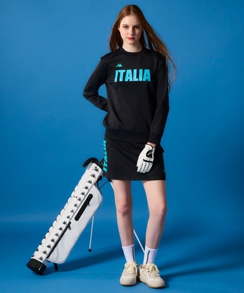 Kappa（カッパ）の「【Kappa/カッパ】レディースダンボールニットスウェット　ゴルフ（スウェット・レディース・ホワイト/ネイビー/ブラック・MEDIUM/SMALL/LARGE）」の16枚目の写真