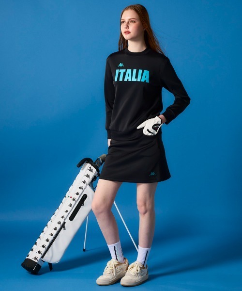 Kappa（カッパ）の「【Kappa/カッパ】レディースダンボールニットスウェット　ゴルフ（スウェット・レディース・ホワイト/ネイビー/ブラック・MEDIUM/SMALL/LARGE）」の17枚目の写真