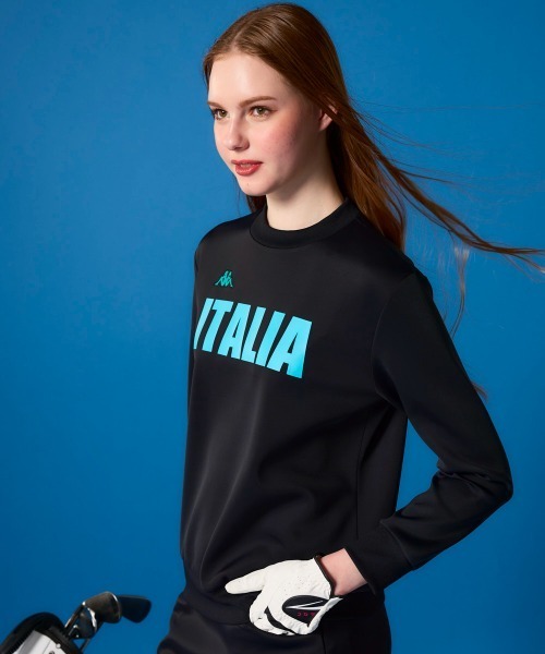 Kappa（カッパ）の「【Kappa/カッパ】レディースダンボールニットスウェット　ゴルフ（スウェット・レディース・ホワイト/ネイビー/ブラック・MEDIUM/SMALL/LARGE）」の18枚目の写真