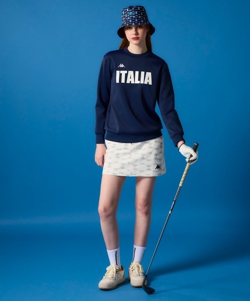 Kappa（カッパ）の「【Kappa/カッパ】レディースダンボールニットスウェット　ゴルフ（スウェット・レディース・ホワイト/ネイビー/ブラック・MEDIUM/SMALL/LARGE）」の20枚目の写真