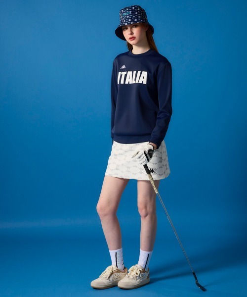 Kappa（カッパ）の「【Kappa/カッパ】レディースダンボールニットスウェット　ゴルフ（スウェット・レディース・ホワイト/ネイビー/ブラック・MEDIUM/SMALL/LARGE）」の21枚目の写真