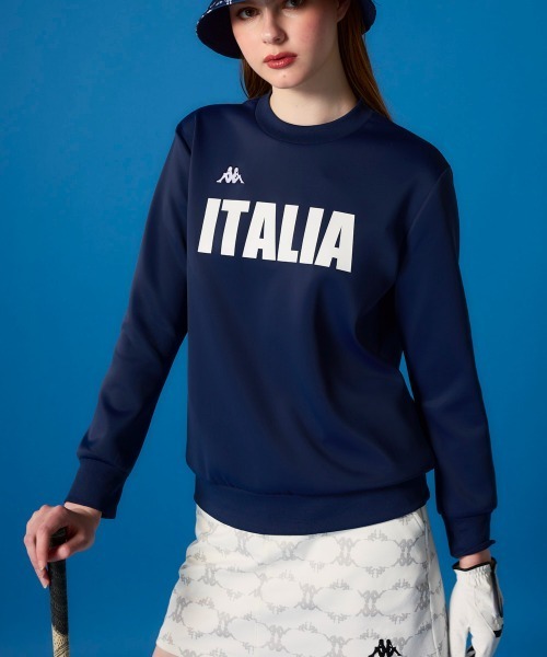 Kappa（カッパ）の「【Kappa/カッパ】レディースダンボールニットスウェット　ゴルフ（スウェット・レディース・ホワイト/ネイビー/ブラック・MEDIUM/SMALL/LARGE）」の19枚目の写真