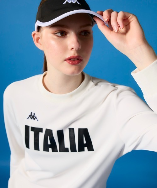 Kappa（カッパ）の「【Kappa/カッパ】レディースダンボールニットスウェット　ゴルフ（スウェット・レディース・ホワイト/ネイビー/ブラック・MEDIUM/SMALL/LARGE）」の14枚目の写真