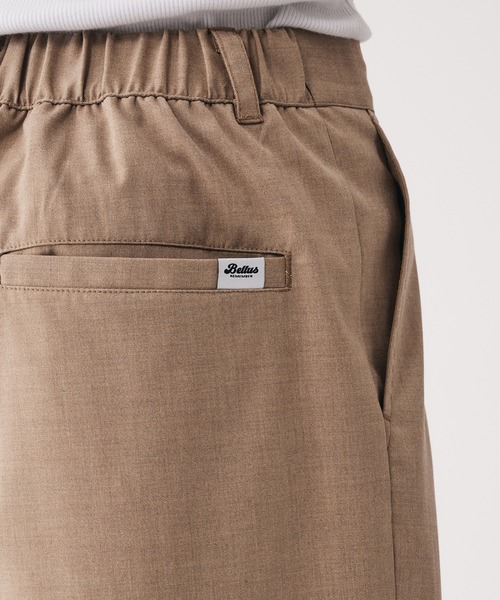 Adoon plain(アドーンプレーン)の「2-Tack Wide Straight Slacks / 2タックワイドストレートスラックス(スラックス・メンズ・ベージュ/ライトグレー・LARGE/SMALL/MEDIUM)」の9枚目の写真
