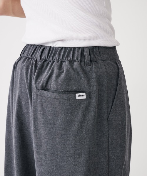 Adoon plain(アドーンプレーン)の「2-Tack Wide Straight Slacks / 2タックワイドストレートスラックス(スラックス・メンズ・ベージュ/ライトグレー・LARGE/SMALL/MEDIUM)」の20枚目の写真