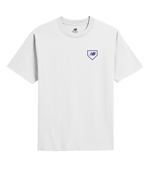 NEW BALANCE(ニューバランス)の「ファストボールTシャツ(Tシャツ/カットソー・メンズ・インディゴブルー/ホワイト/セージグリーン・MEDIUM/LARGE/X-LARGE/XX-LARGE/SMALL)」の1枚目の写真