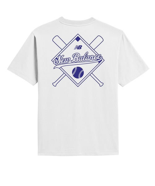 NEW BALANCE(ニューバランス)の「ファストボールTシャツ(Tシャツ/カットソー・メンズ・インディゴブルー/ホワイト/セージグリーン・MEDIUM/LARGE/X-LARGE/XX-LARGE/SMALL)」の4枚目の写真