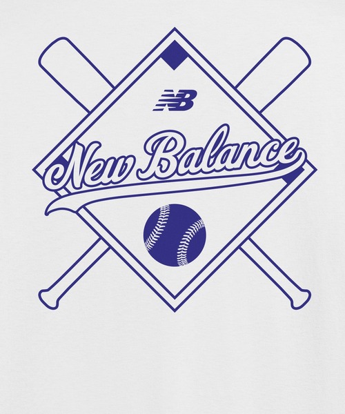 NEW BALANCE(ニューバランス)の「ファストボールTシャツ(Tシャツ/カットソー・メンズ・インディゴブルー/ホワイト/セージグリーン・MEDIUM/LARGE/X-LARGE/XX-LARGE/SMALL)」の5枚目の写真