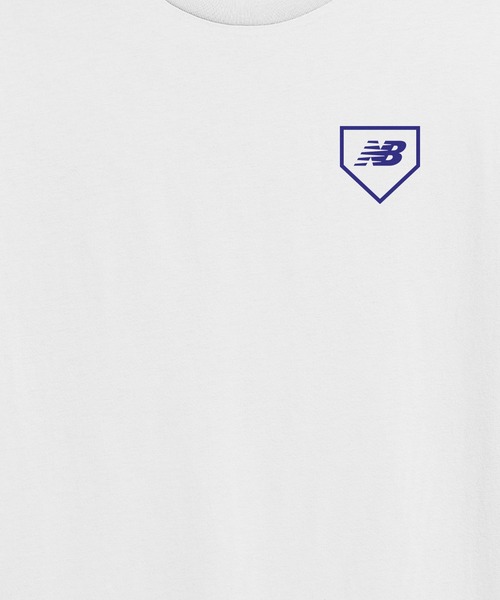 NEW BALANCE(ニューバランス)の「ファストボールTシャツ(Tシャツ/カットソー・メンズ・インディゴブルー/ホワイト/セージグリーン・MEDIUM/LARGE/X-LARGE/XX-LARGE/SMALL)」の6枚目の写真