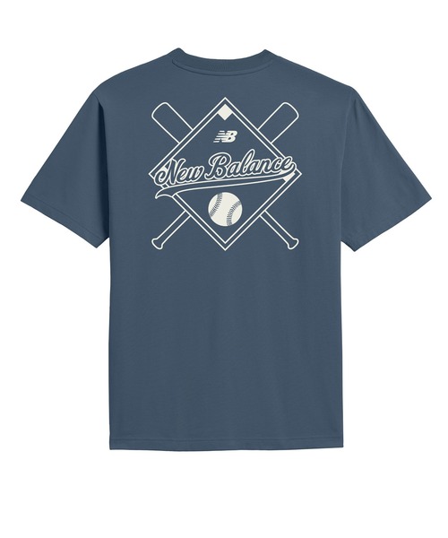 NEW BALANCE(ニューバランス)の「ファストボールTシャツ(Tシャツ/カットソー・メンズ・インディゴブルー/ホワイト/セージグリーン・MEDIUM/LARGE/X-LARGE/XX-LARGE/SMALL)」の10枚目の写真