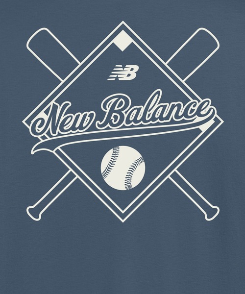 NEW BALANCE(ニューバランス)の「ファストボールTシャツ(Tシャツ/カットソー・メンズ・インディゴブルー/ホワイト/セージグリーン・MEDIUM/LARGE/X-LARGE/XX-LARGE/SMALL)」の11枚目の写真