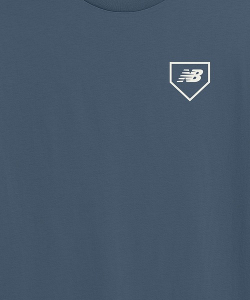 NEW BALANCE(ニューバランス)の「ファストボールTシャツ(Tシャツ/カットソー・メンズ・インディゴブルー/ホワイト/セージグリーン・MEDIUM/LARGE/X-LARGE/XX-LARGE/SMALL)」の12枚目の写真