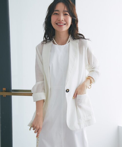完売品✨24ss ラブティックボンボン シアースラブジャケット 接触冷感 洗える 完売品✨24ss ラブティックボンボン シアースラブジャケット