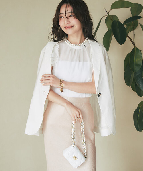 ラブティックボンボン レーヨンリネンシアースラブジャケット レーヨンリネンシアースラブジャケット | La boutique BonBon