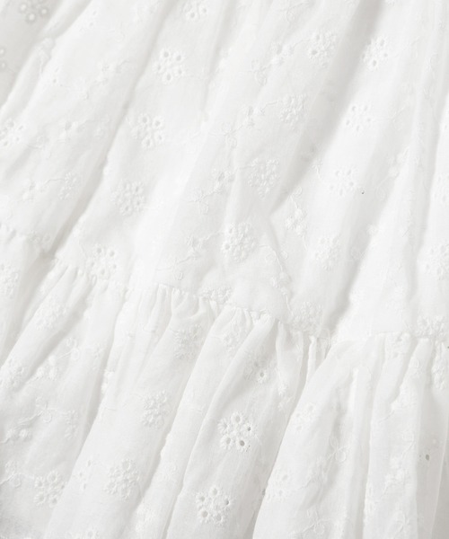 PUNYUS(プニュズ)の「コットンレースティアードミニスカート(スカート・レディース・ブラック/ホワイト・1/2/4/3)」の17枚目の写真