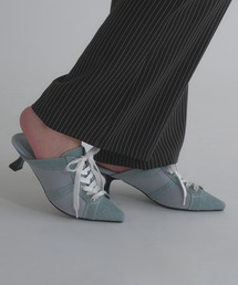 Calon mie(J~[)DENIM LACE UP SANDAL / fj[XAbvT_(̑V[Y)