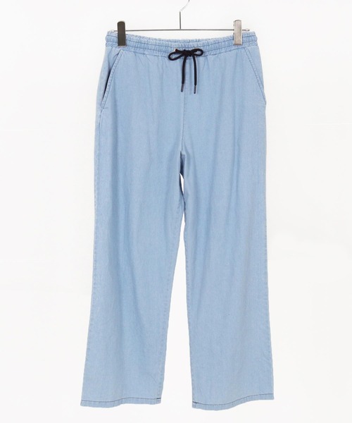 CAMBIO(カンビオ)の「mp13594- Cotton Linen Denim Wide Straight Pants ワイドストレートパンツ(その他パンツ・メンズ・ダークインディゴブルー/ライトインディゴブルー・S/M/L)」の17枚目の写真