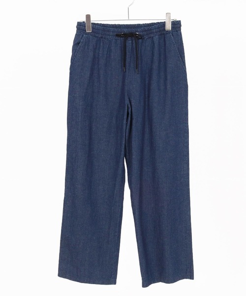 CAMBIO(カンビオ)の「mp13594- Cotton Linen Denim Wide Straight Pants ワイドストレートパンツ(その他パンツ・メンズ・ダークインディゴブルー/ライトインディゴブルー・S/M/L)」の19枚目の写真