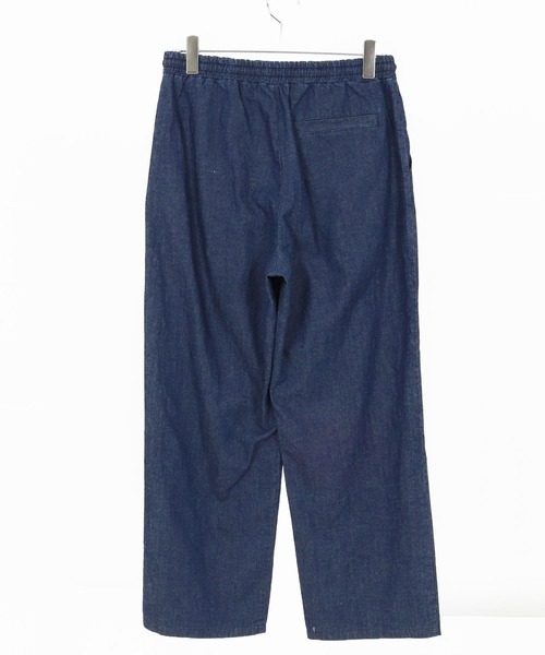 CAMBIO(カンビオ)の「mp13594- Cotton Linen Denim Wide Straight Pants ワイドストレートパンツ(その他パンツ・メンズ・ダークインディゴブルー/ライトインディゴブルー・S/M/L)」の20枚目の写真