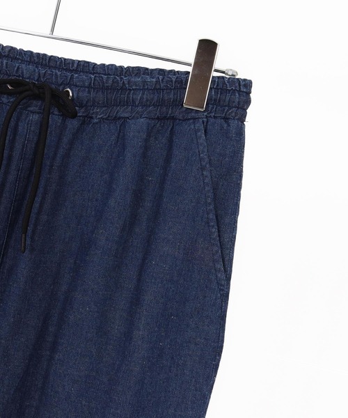 CAMBIO(カンビオ)の「mp13594- Cotton Linen Denim Wide Straight Pants ワイドストレートパンツ(その他パンツ・メンズ・ダークインディゴブルー/ライトインディゴブルー・S/M/L)」の22枚目の写真