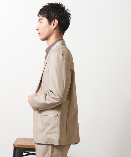 THE SHOP TK （ザ ショップ ティーケー ）の「スマートムーブメッシュジャケット【セットアップ可/洗濯機OK】（テーラードジャケット・メンズ・ライトグレー/ベージュ/ネイビー/ブルー系その他・04/03/02/01/05）」の10枚目の写真