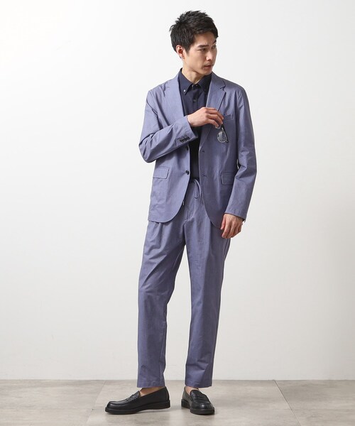 THE SHOP TK （ザ ショップ ティーケー ）の「スマートムーブメッシュジャケット【セットアップ可/洗濯機OK】（テーラードジャケット・メンズ・ライトグレー/ベージュ/ネイビー/ブルー系その他・04/03/02/01/05）」の15枚目の写真