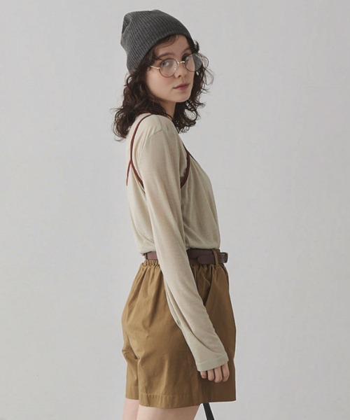full/fill.(フルフィル)の「バイカラーシアートップスセット(Tシャツ/カットソー・レディース・ブルー/グレー・FREE)」の16枚目の写真