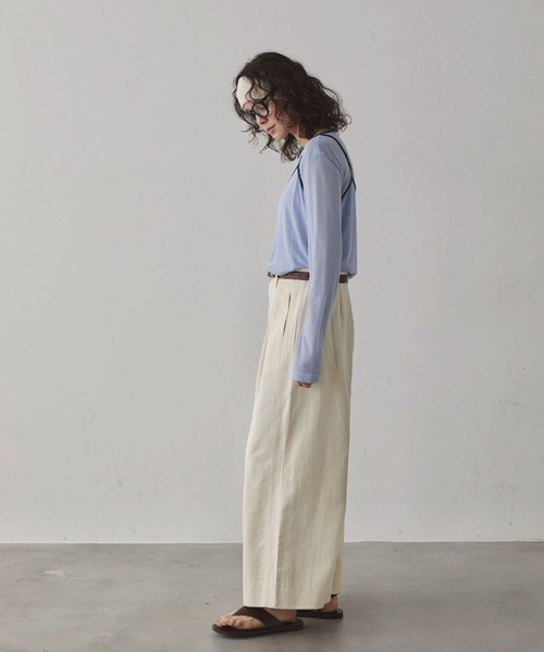 バイカラーシアートップスセット（Tシャツ/カットソー）｜full/fill