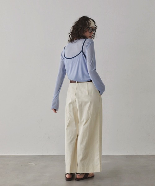 【OAF/OF ALL FORM】カットソー&シアータンクトップセット OAF/OF ALL FORM】カットソー&シアータンクトップセット TOPS
